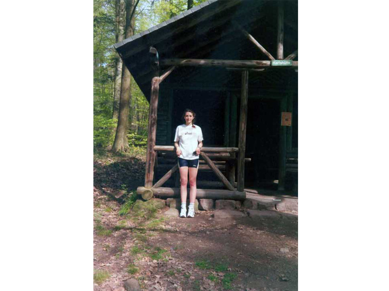 Running in Heidelberger Odenwald - Philosophenweg